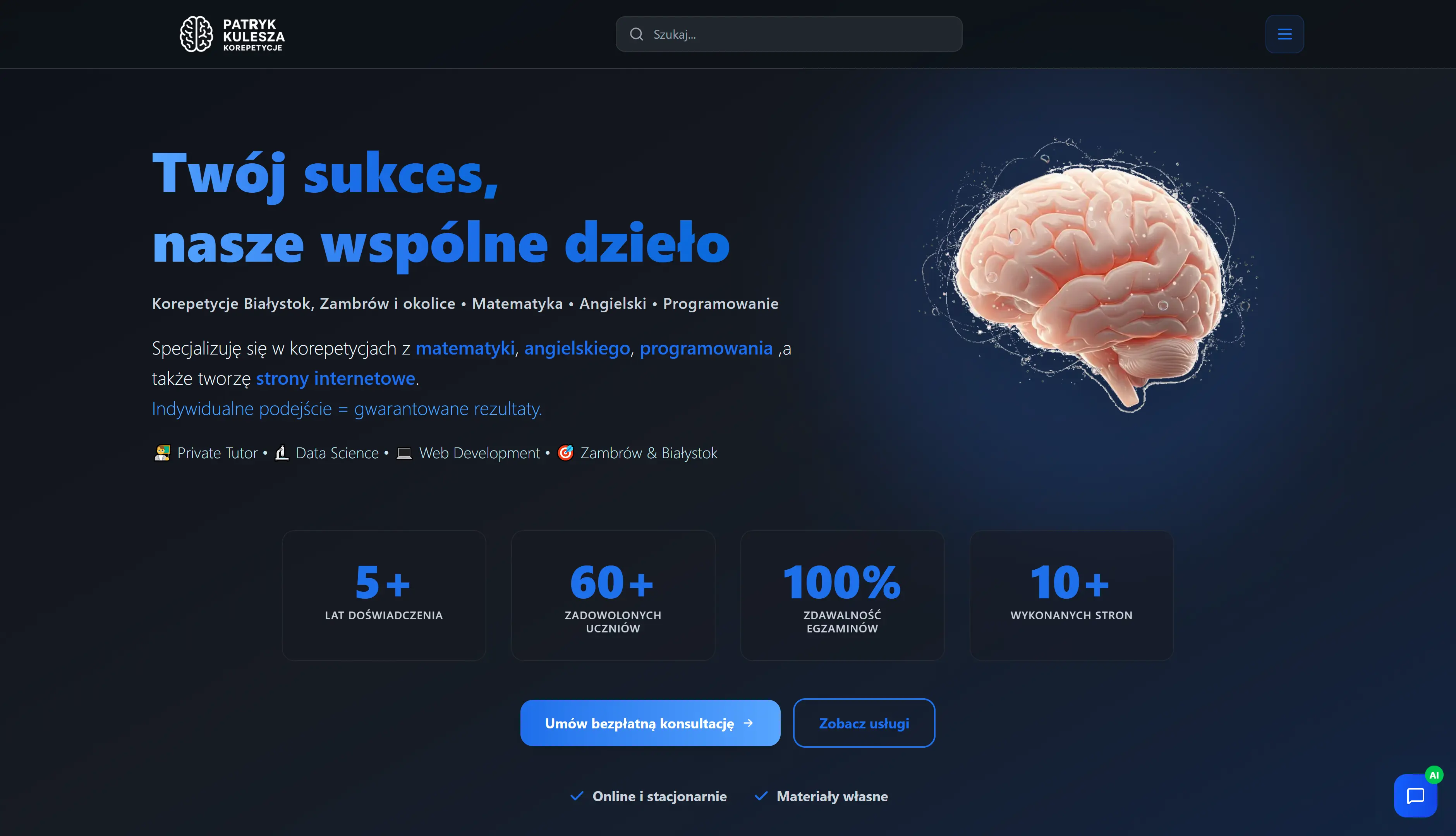 Strona internetowa realizacja 2